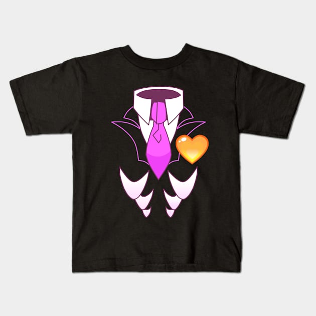 Lewis Tux Kids T-Shirt by purgatoryRose